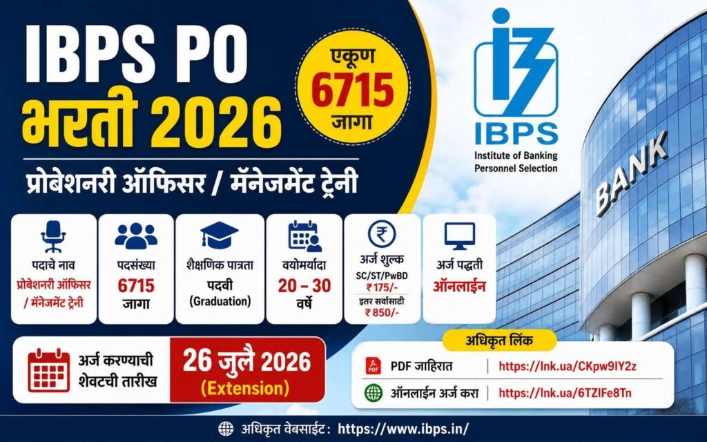 IBPS PO Bharti 2026