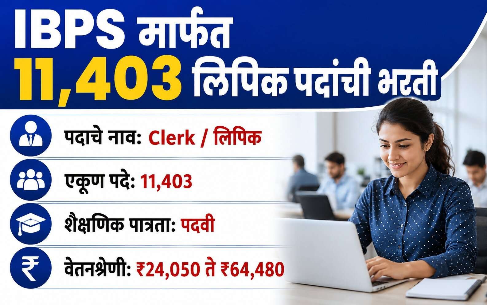 IBPS CRP Clerk Bharti 2026