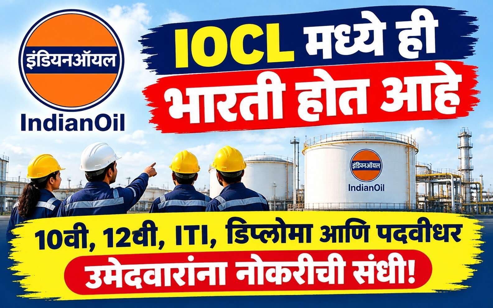 Job opportunity at Indian Oil Corporation Limited